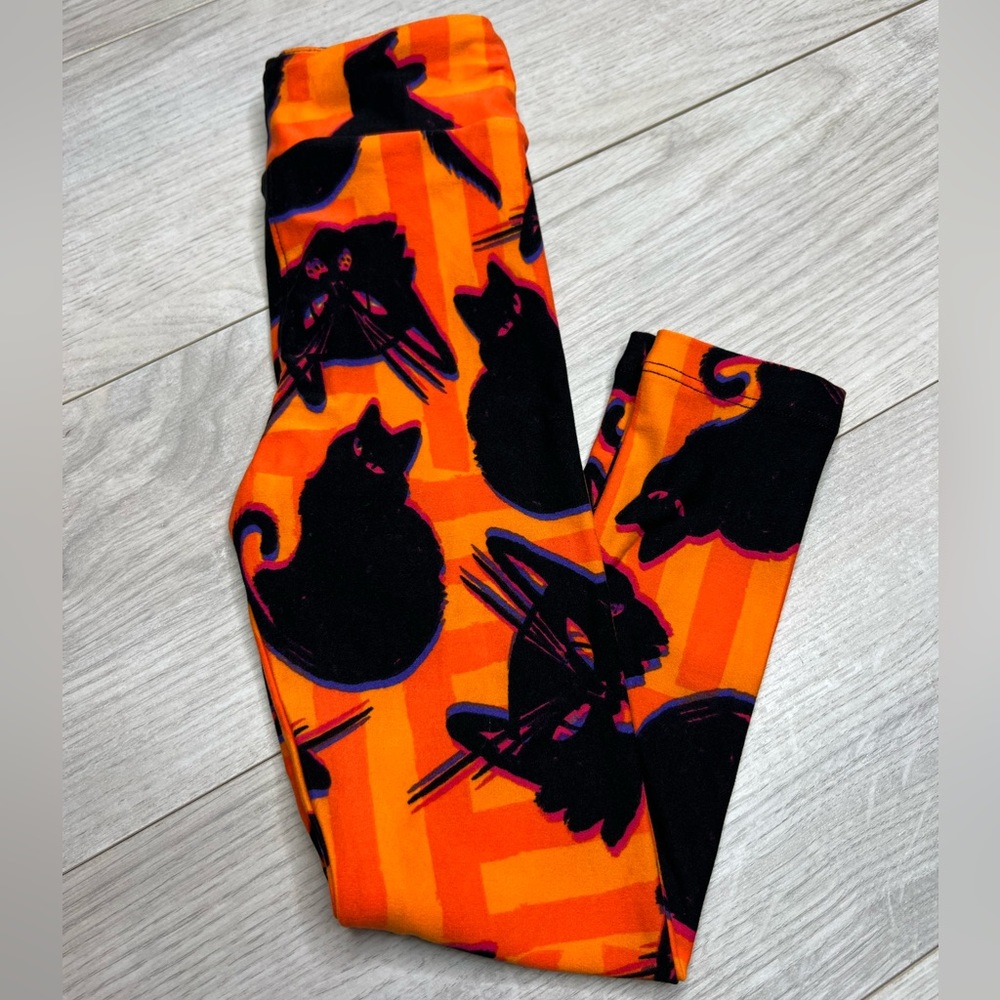 LuLaRoe SM Kids Halloween Leggings